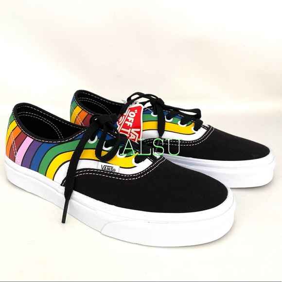 đź’–MEGA SALEđź’–VANS Refract Canvas Multi Womens Sneakers Pride LGBTQ VN0A2Z5IWN7 - Picture 2 of 10